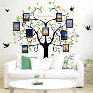 Family Tree Photo Frame Wall Sticker Decal