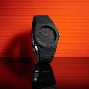 Black Stainless Steel Chain Watch for Men | Premium Analog Wrist Watch